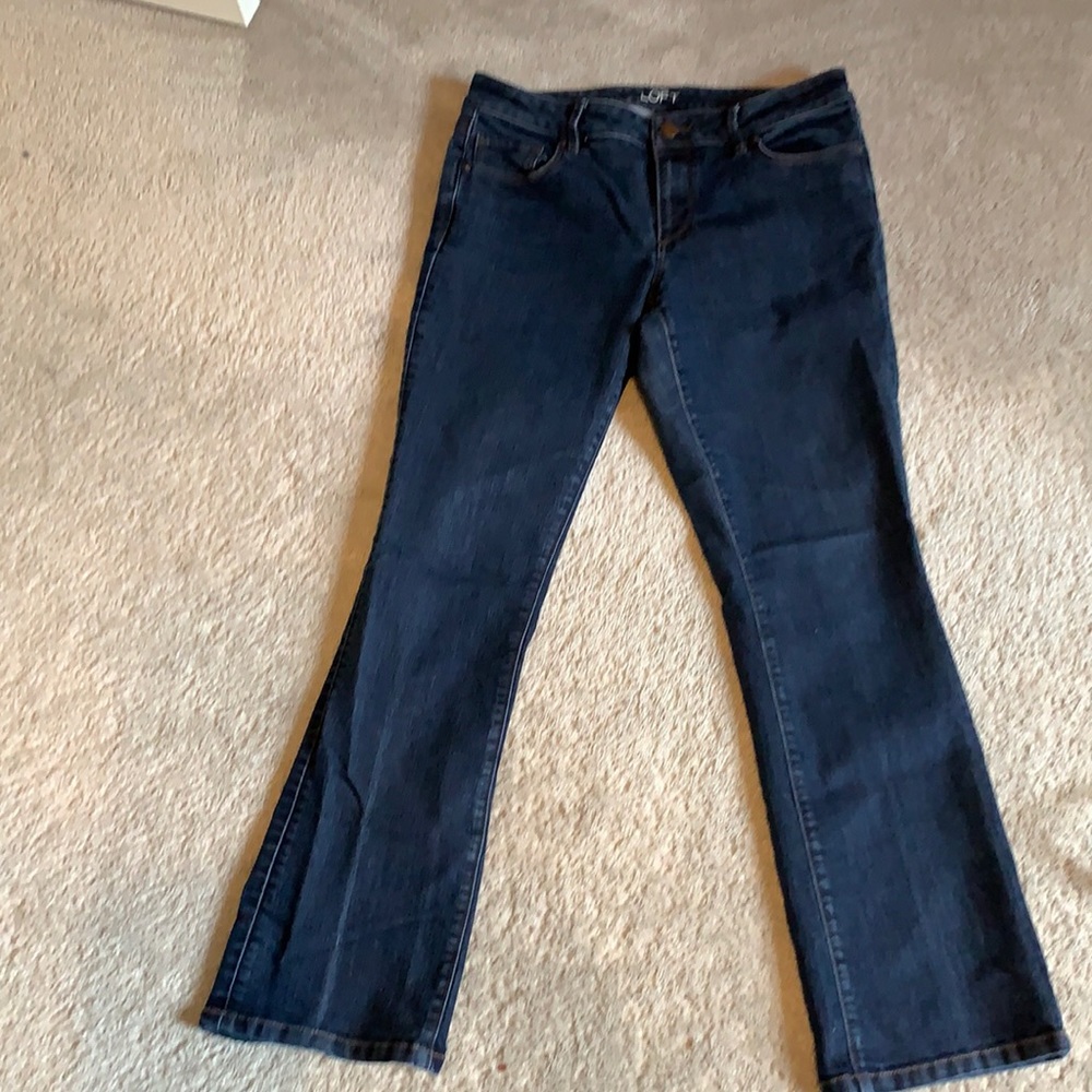 Loft Curvy Boot Jean- dark wash- size 30/10